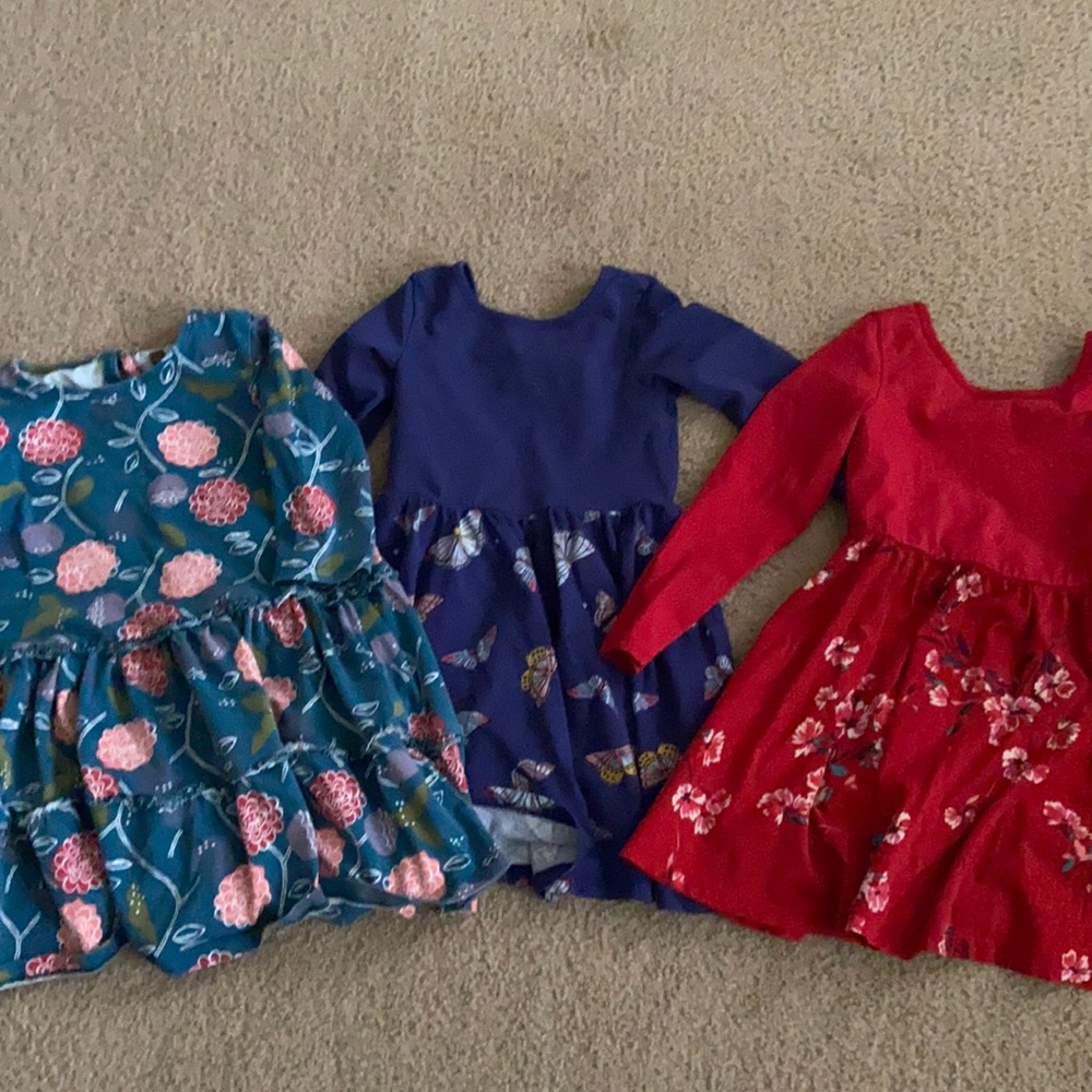 3 tea collection dresses size 5
